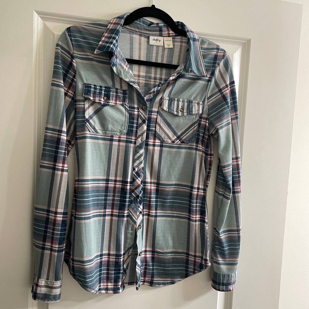 Daytrip Plaid Button Up